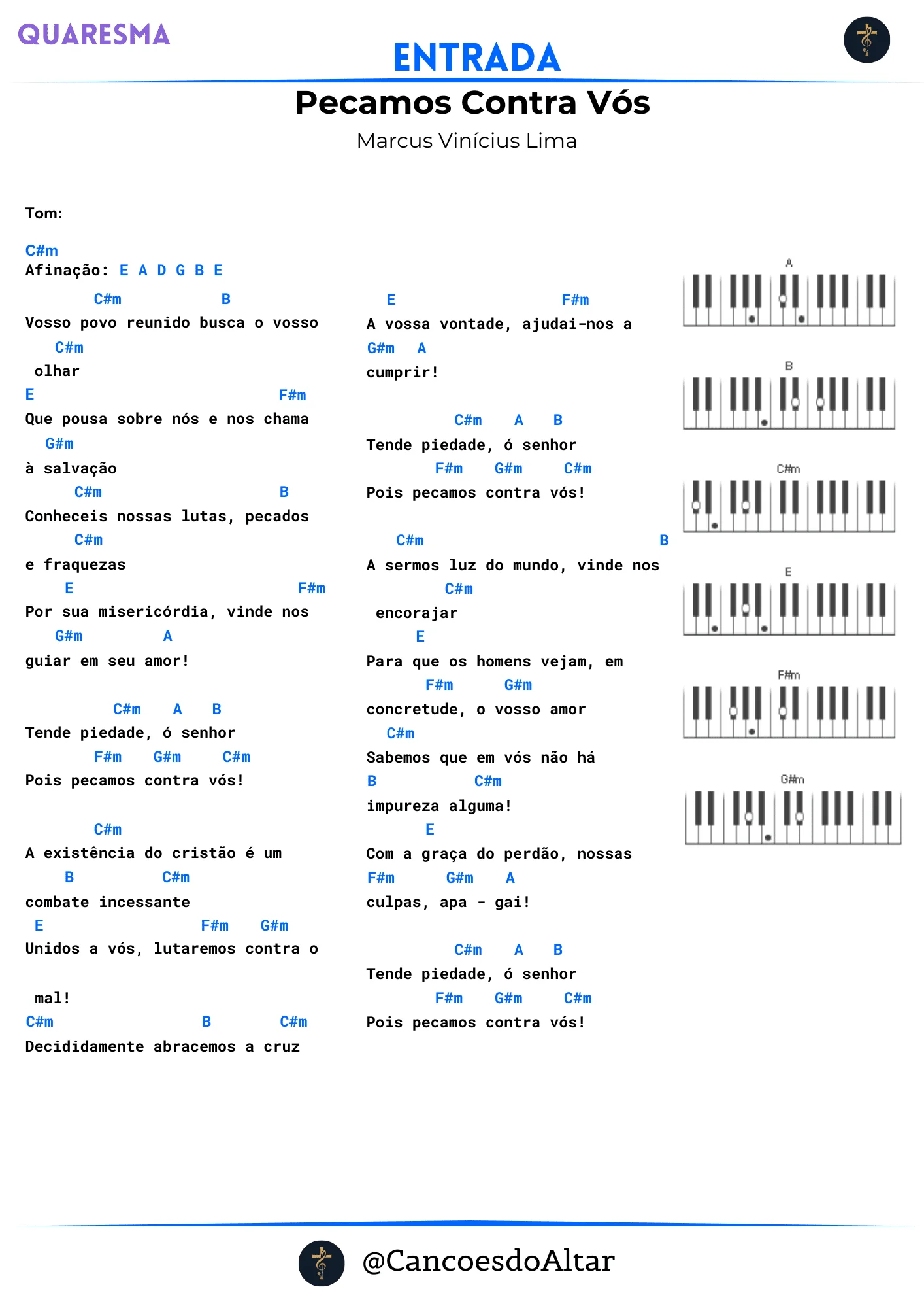 Exemplo de música cifrada 1